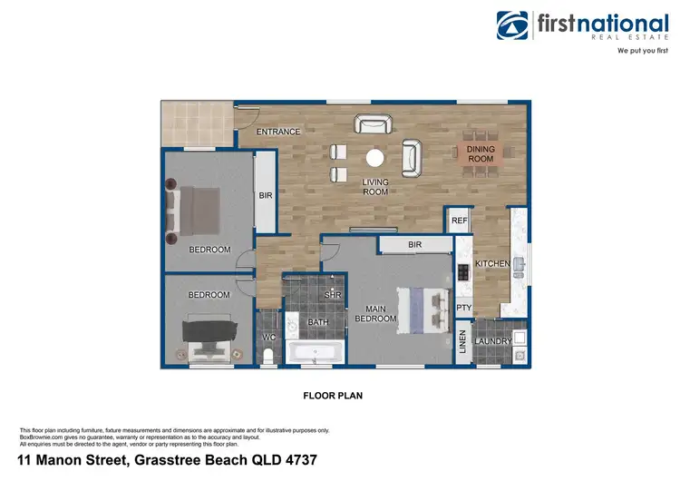 Floorplan of Homely house listing, 11 Manon Street, Armstrong Beach QLD 4737