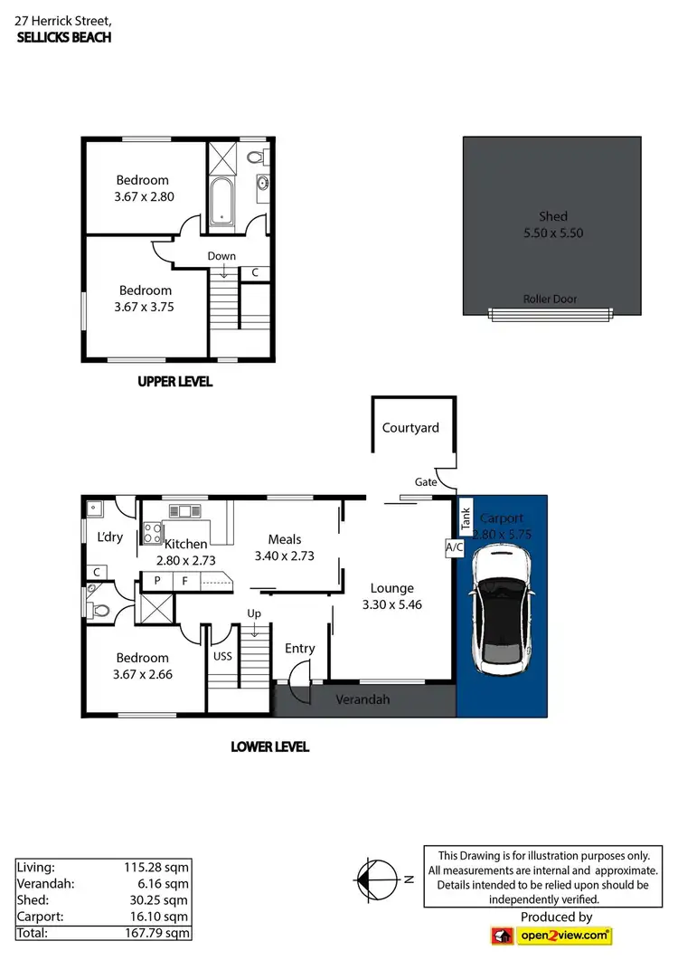 Floorplan of Homely house listing, 27 Herrick Street, Sellicks Beach SA 5174