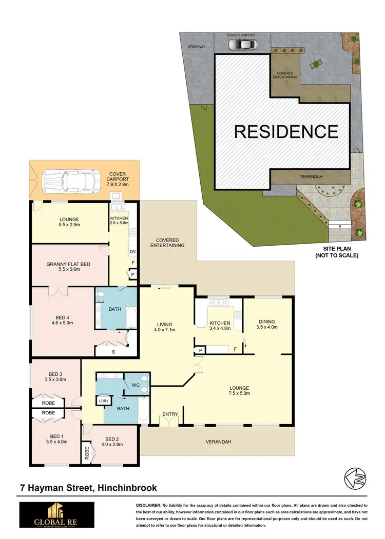 Floorplan of Homely house listing, 7 Hayman Avenue, Hinchinbrook NSW 2168