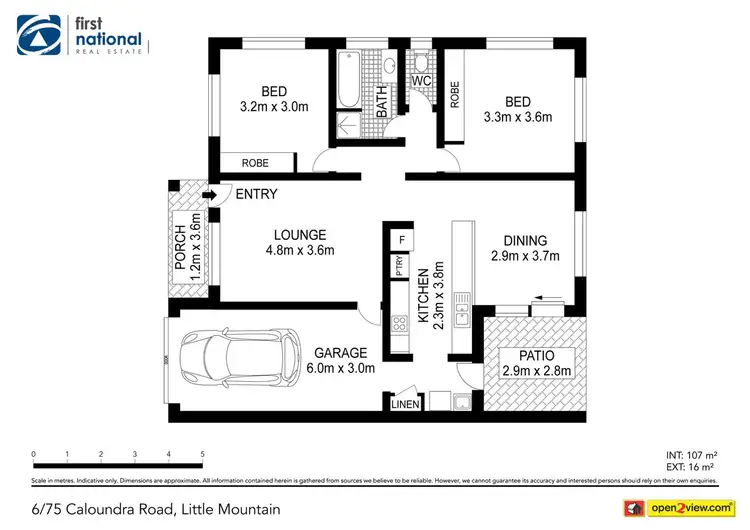 Floorplan of Homely unit listing, 6/75 Caloundra Road, Little Mountain QLD 4551
