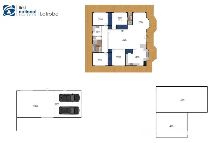 Floorplan of Homely house listing, 14 Gales Lane, Toongabbie VIC 3856