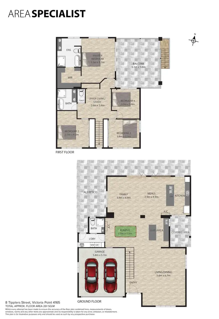 Floorplan of Homely house listing, 8 Tipplers Street, Victoria Point QLD 4165