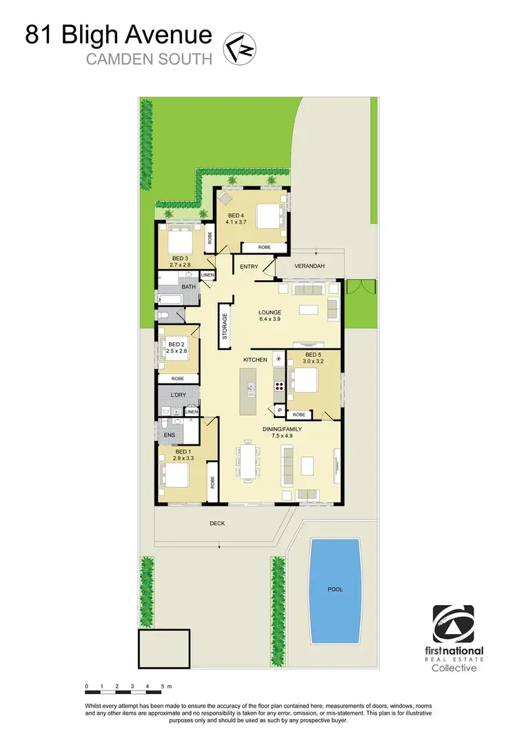 Floorplan of Homely house listing, 81 Bligh Avenue, Camden South NSW 2570