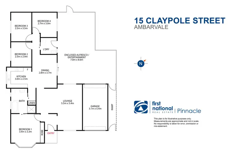 Floorplan of Homely house listing, 15 Claypole Street, Ambarvale NSW 2560