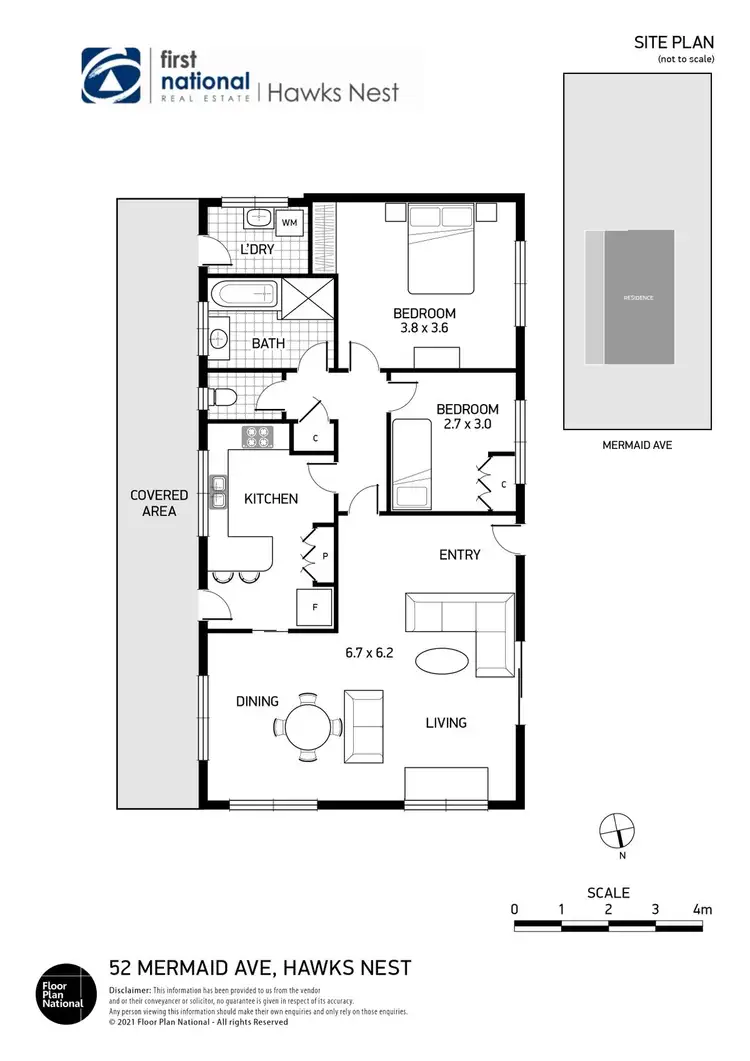 Floorplan of Homely house listing, 52 Mermaid Avenue, Hawks Nest NSW 2324
