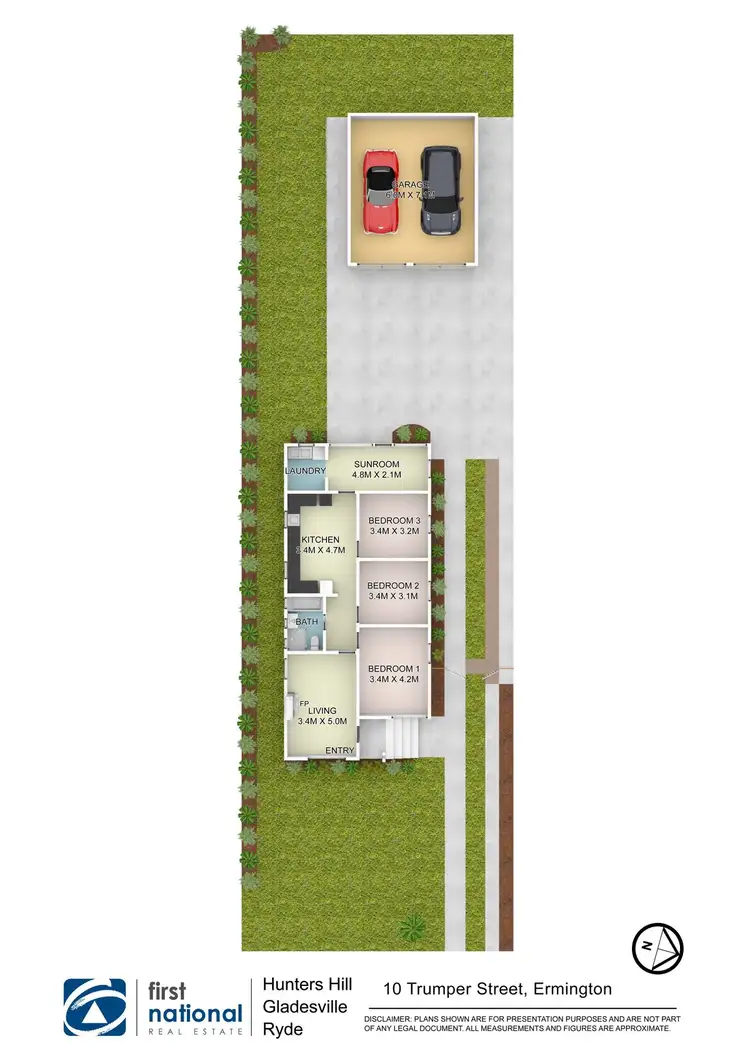 Floorplan of Homely house listing, 10 Trumper Street, Ermington NSW 2115