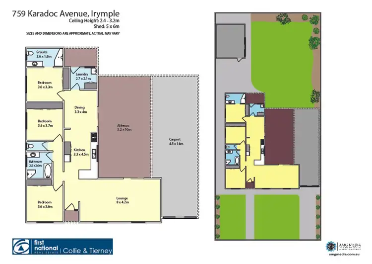 Floorplan of Homely house listing, 759 Karadoc Avenue, Irymple VIC 3498