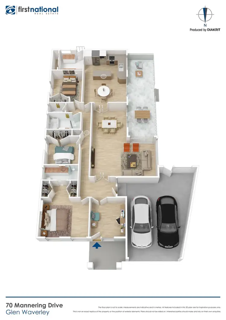 Floorplan of Homely house listing, 70 Mannering Drive, Glen Waverley VIC 3150