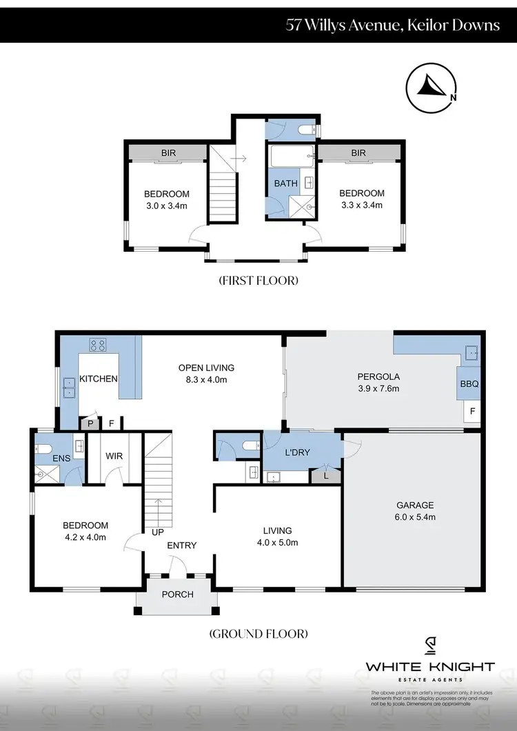 Floorplan of Homely house listing, 57 Willys Avenue, Keilor Downs VIC 3038