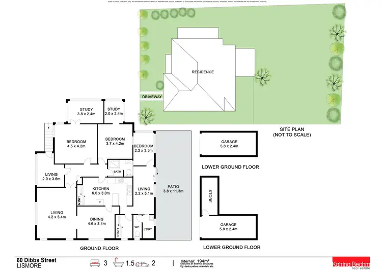 Floorplan of Homely house listing, 60 Dibbs Street, Lismore NSW 2480
