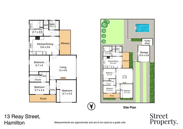 Floorplan of Homely house listing, 13 Reay Street, Hamilton NSW 2303