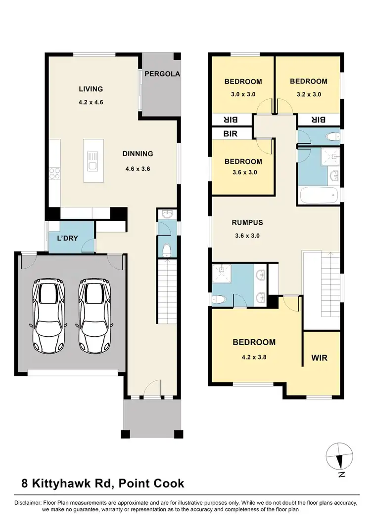 Floorplan of Homely house listing, 8 Kittyhawk Road, Point Cook VIC 3030