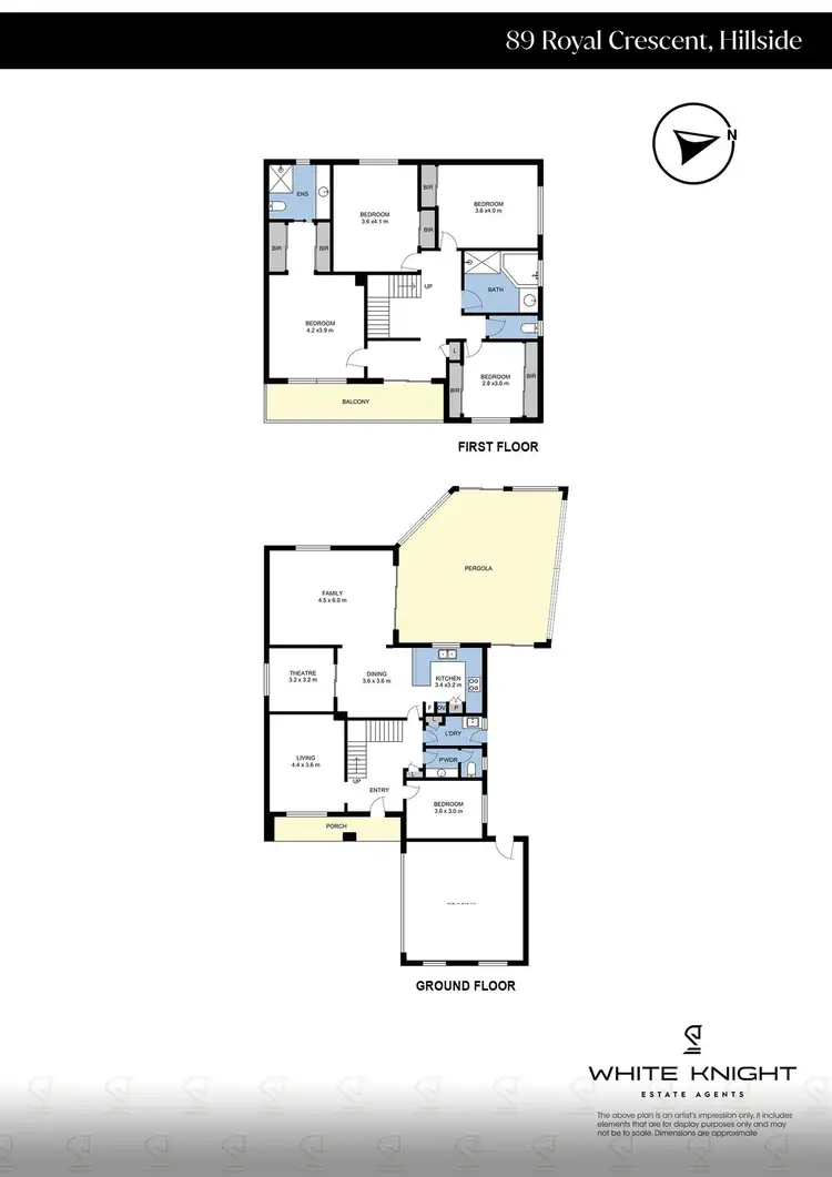 Floorplan of Homely house listing, 89 Royal Crescent, Hillside VIC 3037