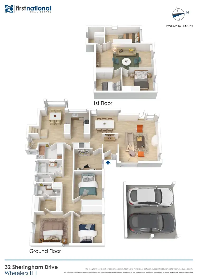 Floorplan of Homely house listing, 32 Sheringham Drive, Wheelers Hill VIC 3150