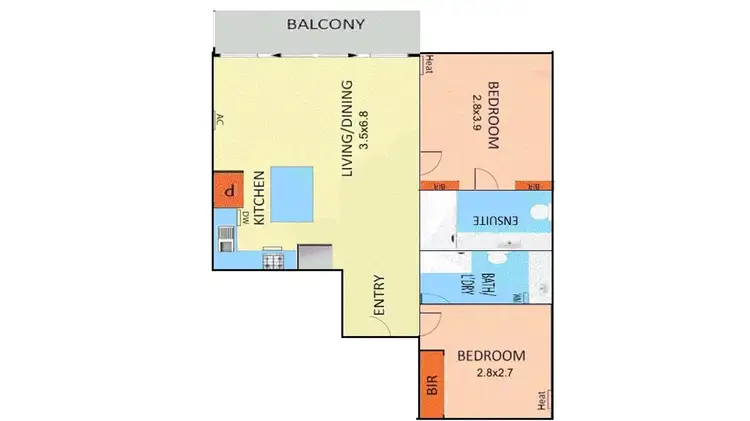 Floorplan of Homely unit listing, 2/4 Gwenda Street, Dandenong VIC 3175