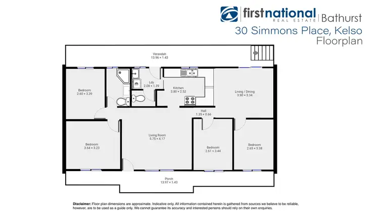Floorplan of Homely house listing, 30 Simmons Place, Kelso NSW 2795