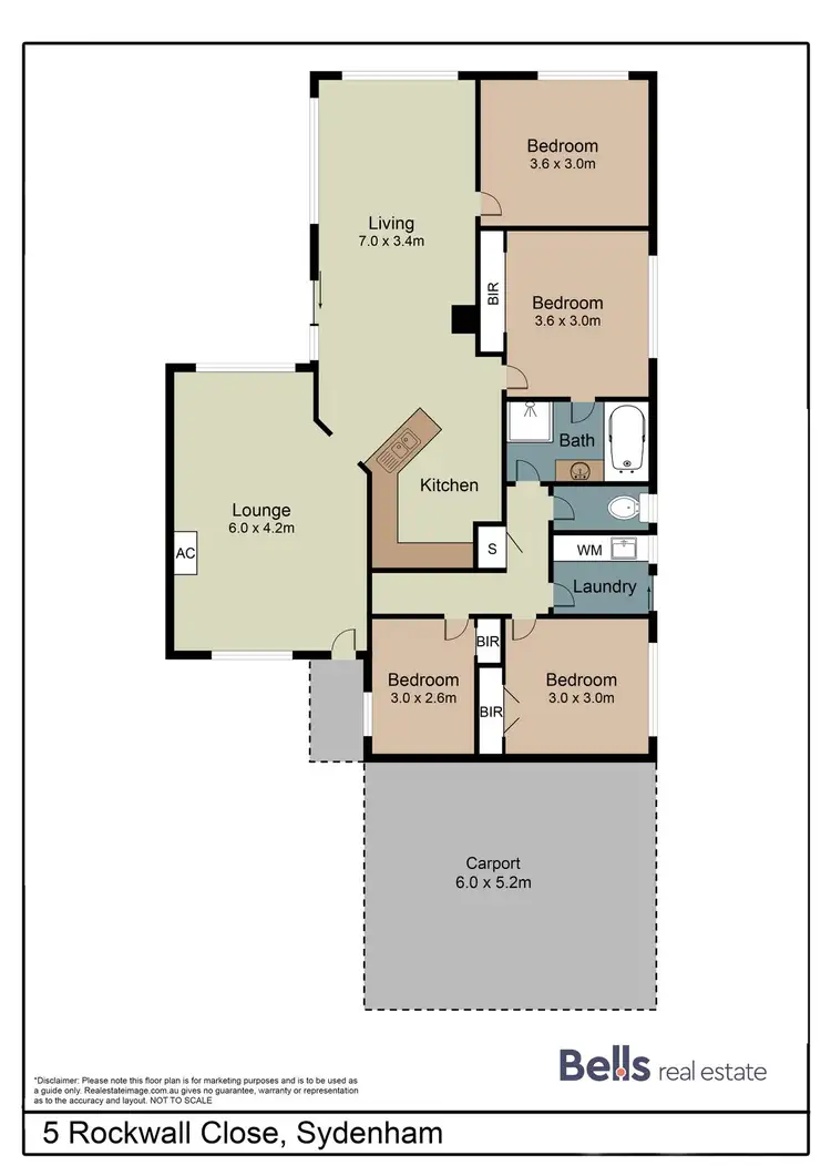 Floorplan of Homely house listing, 5 Rockwall Close, Sydenham VIC 3037