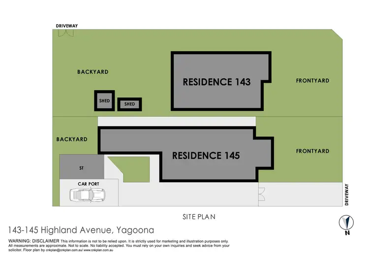 Floorplan of Homely house listing, 143 - 145 Highland Avenue, Yagoona NSW 2199