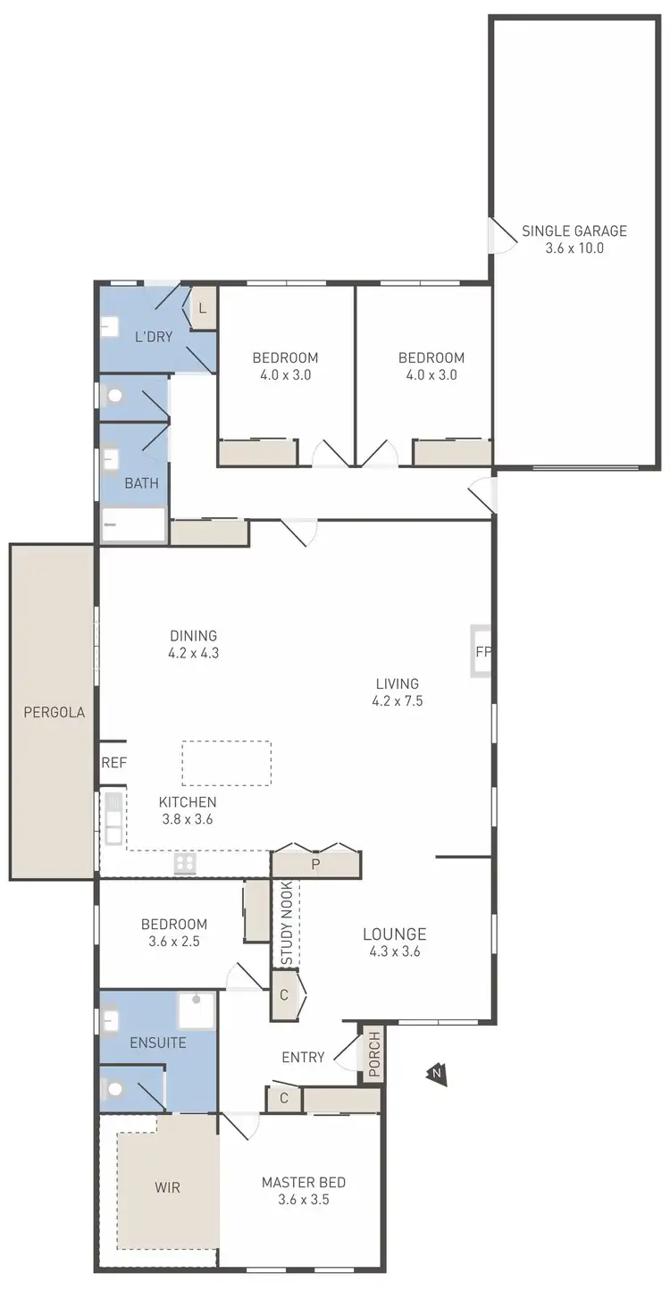 Floorplan of Homely house listing, 83 Calder Highway, Diggers Rest VIC 3427