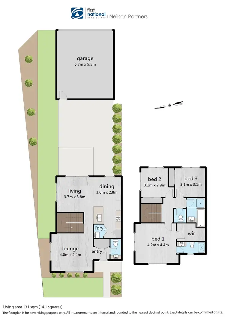 Floorplan of Homely townhouse listing, 42/23 Atlantic Drive, Pakenham VIC 3810