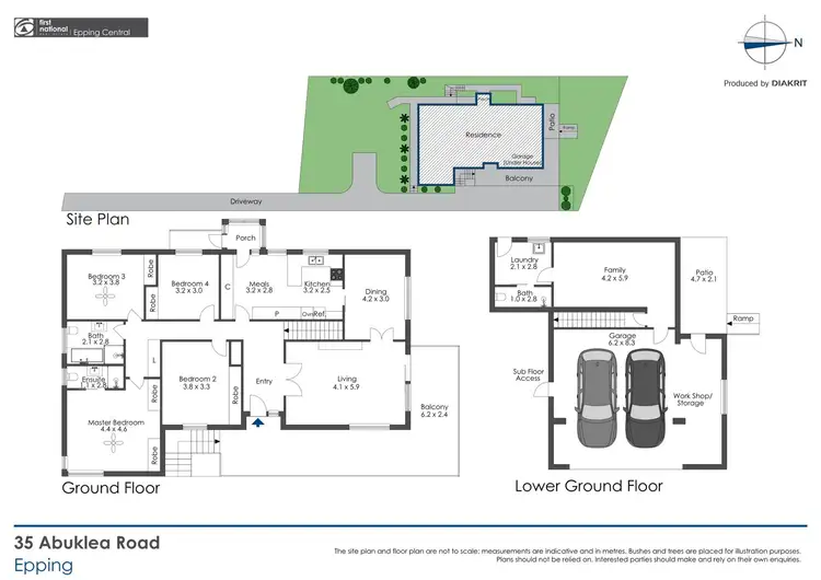 Floorplan of Homely house listing, 35 Abuklea Road, Epping NSW 2121