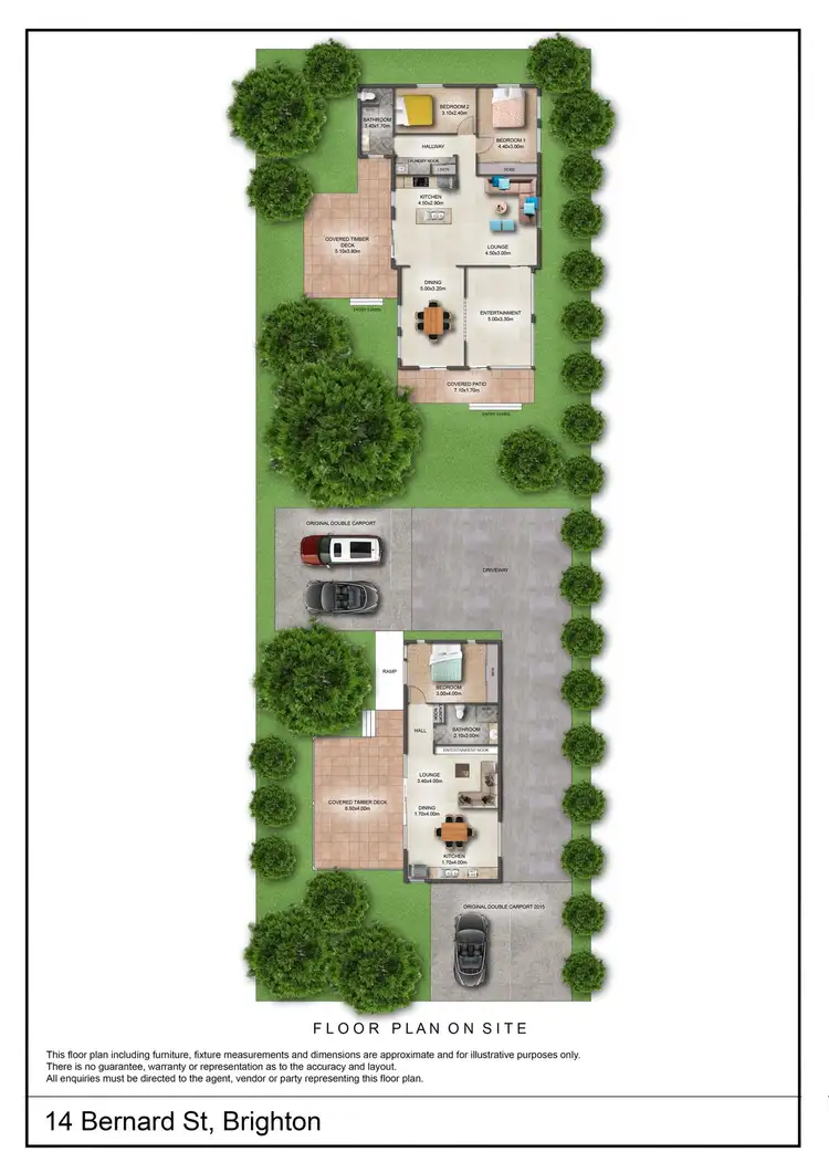 Floorplan of Homely house listing, 14 Bernard Street, Brighton QLD 4017