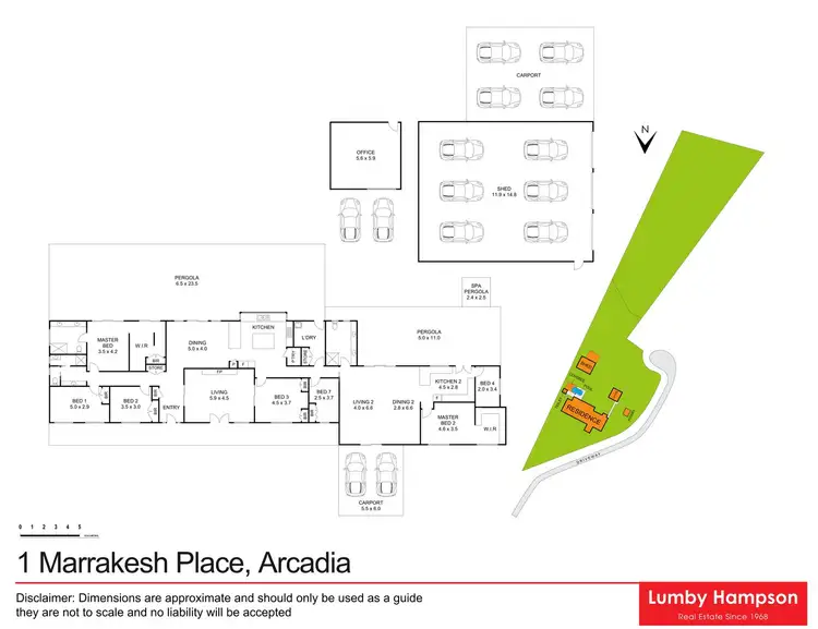 Floorplan of Homely house listing, 1 Marrakesh Place, Arcadia NSW 2159