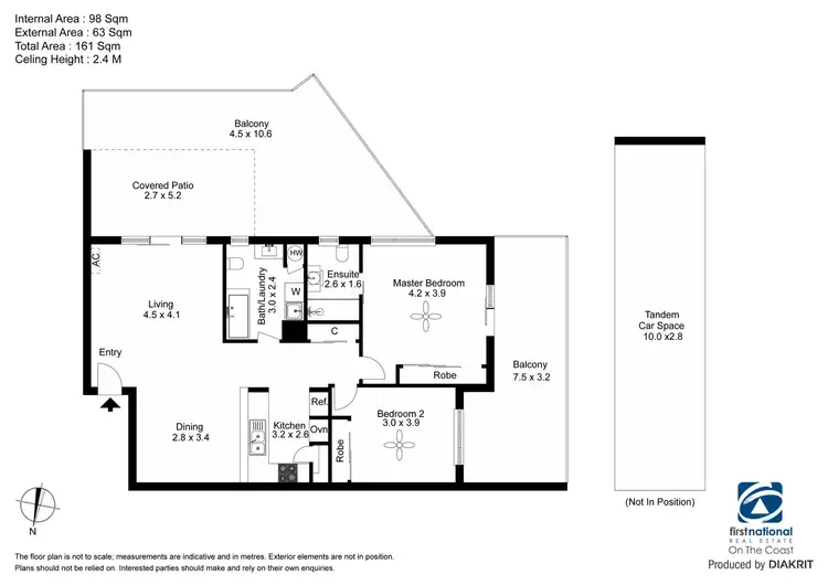 Floorplan of Homely apartment listing, 9/66 Queen Street, Southport QLD 4215