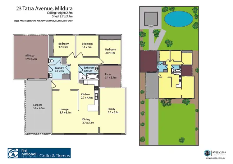 Floorplan of Homely house listing, 23 Tatra Avenue, Mildura VIC 3500