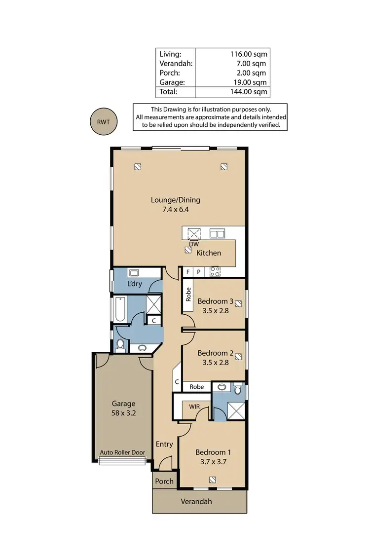Floorplan of Homely house listing, 55C Para Road, Evanston SA 5116