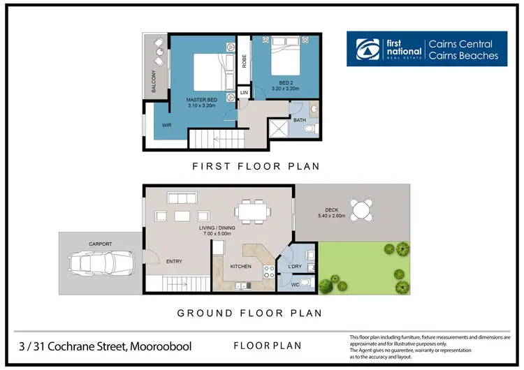 Floorplan of Homely unit listing, 3/404 Cochrane Street, Mooroobool QLD 4870