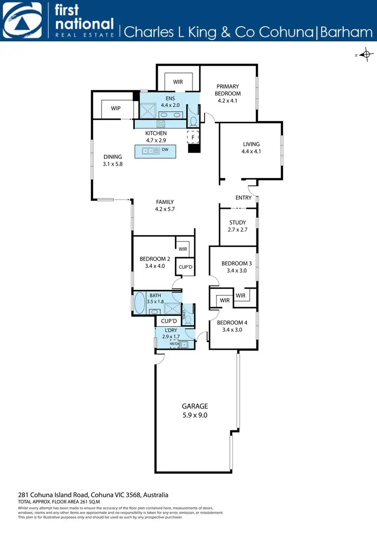 Floorplan of Homely house listing, 281 Cohuna Island Road, Cohuna VIC 3568