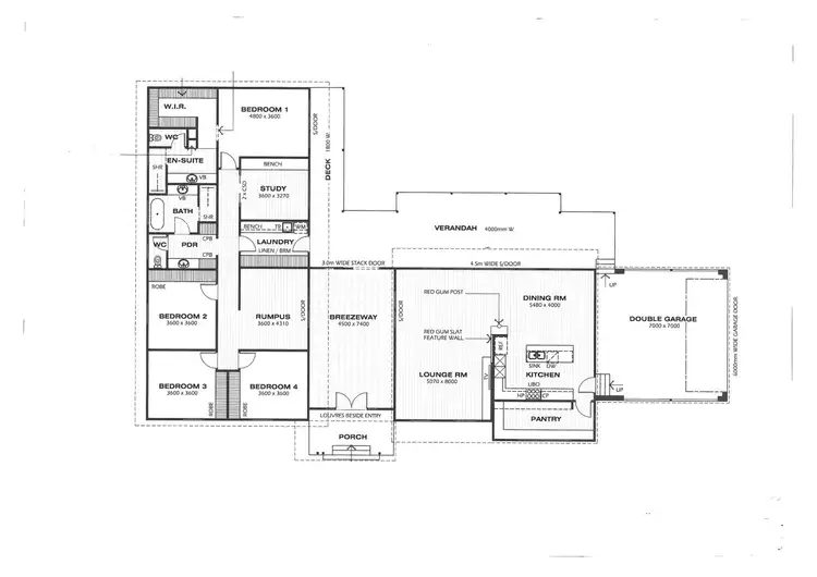 Floorplan of Homely house listing, 48 Sawmill Road, Yelta VIC 3505