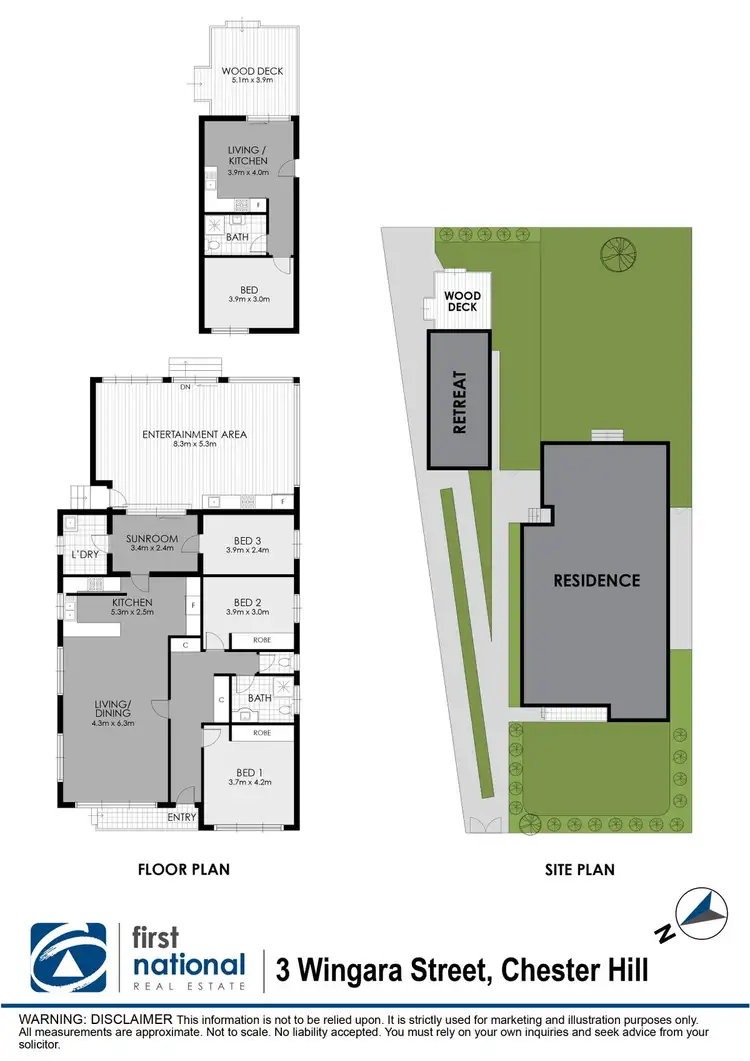 Floorplan of Homely house listing, 3 Wingara Street, Chester Hill NSW 2162