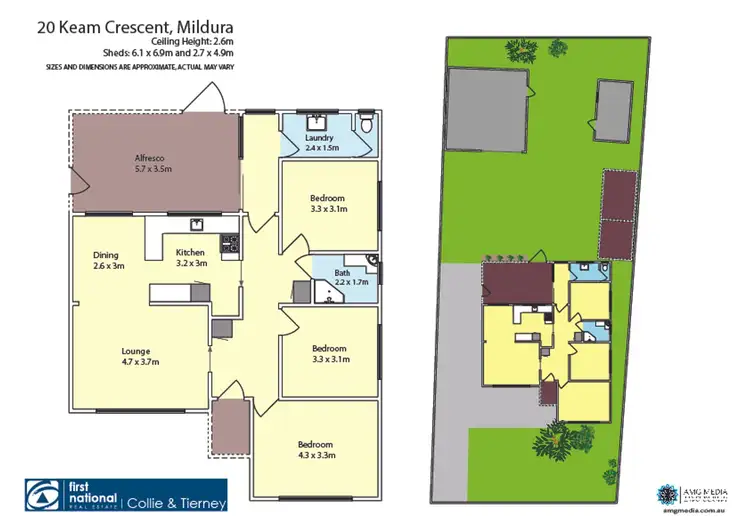 Floorplan of Homely house listing, 20 Keam Crescent, Mildura VIC 3500