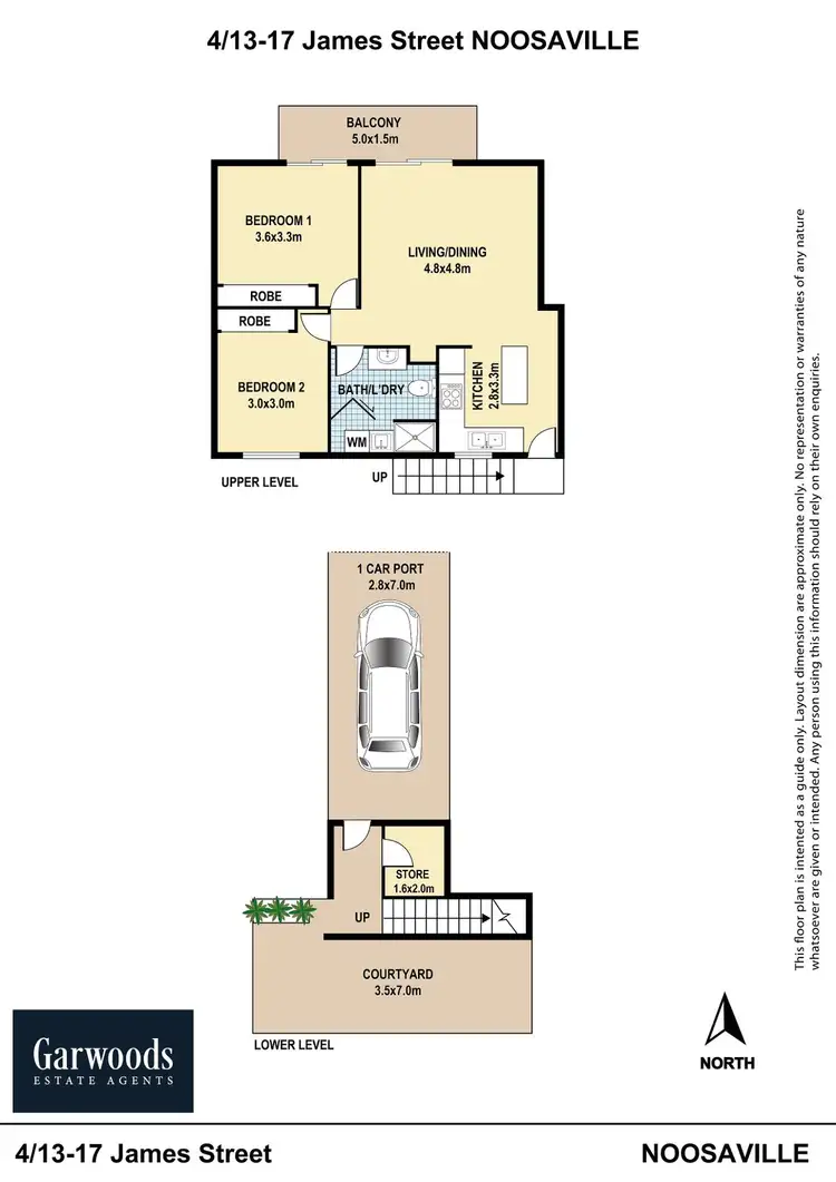 Floorplan of Homely apartment listing, 4/13-17 James Street, Noosaville QLD 4566