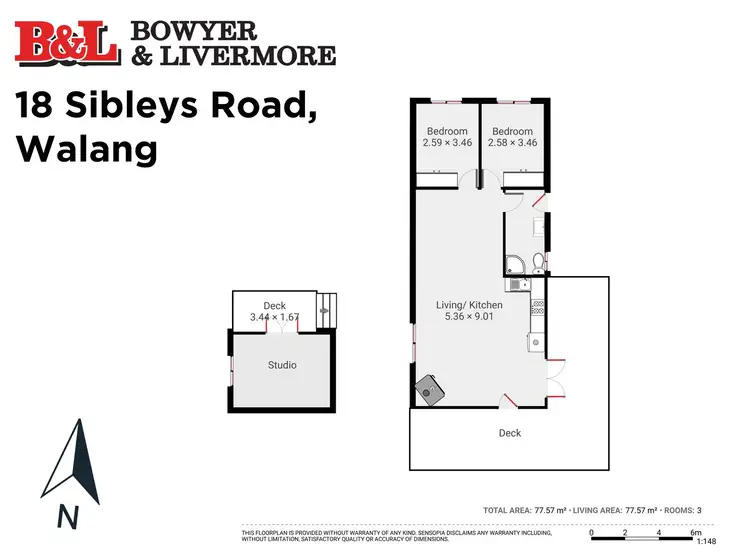 Floorplan of Homely rural property listing, 18 Sibleys Road, Walang NSW 2795