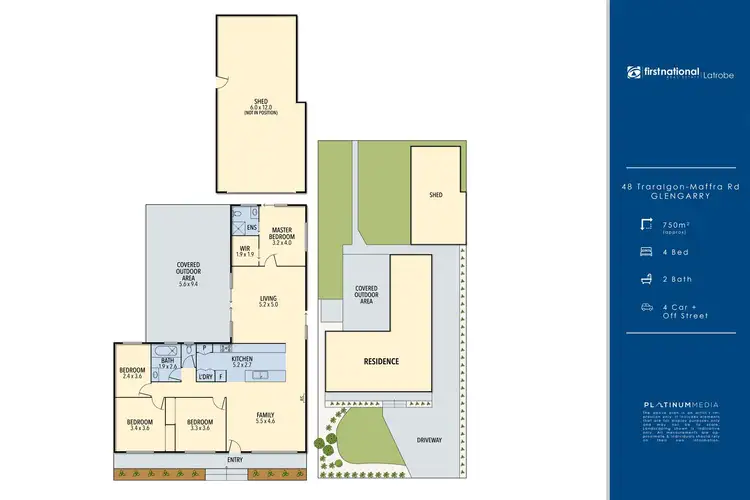 Floorplan of Homely house listing, 48 Traralgon-Maffra Road, Glengarry VIC 3854