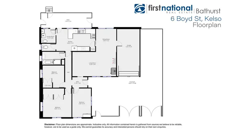 Floorplan of Homely house listing, 6 Boyd Street, Kelso NSW 2795