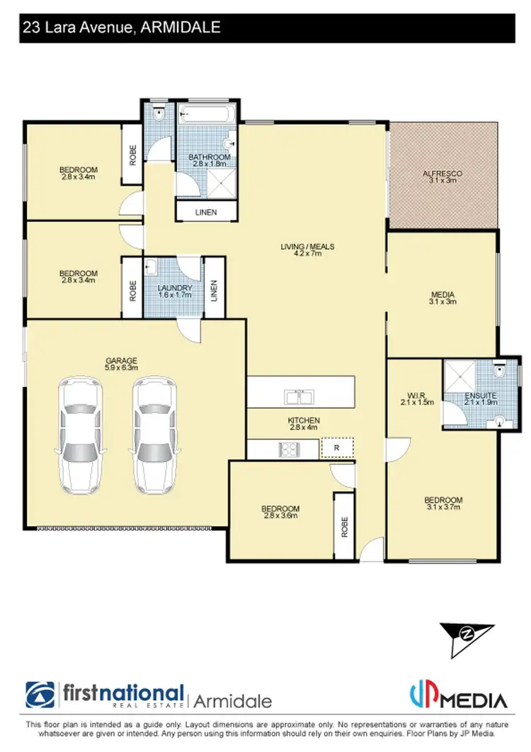 Floorplan of Homely house listing, 23 Lara Avenue, Armidale NSW 2350
