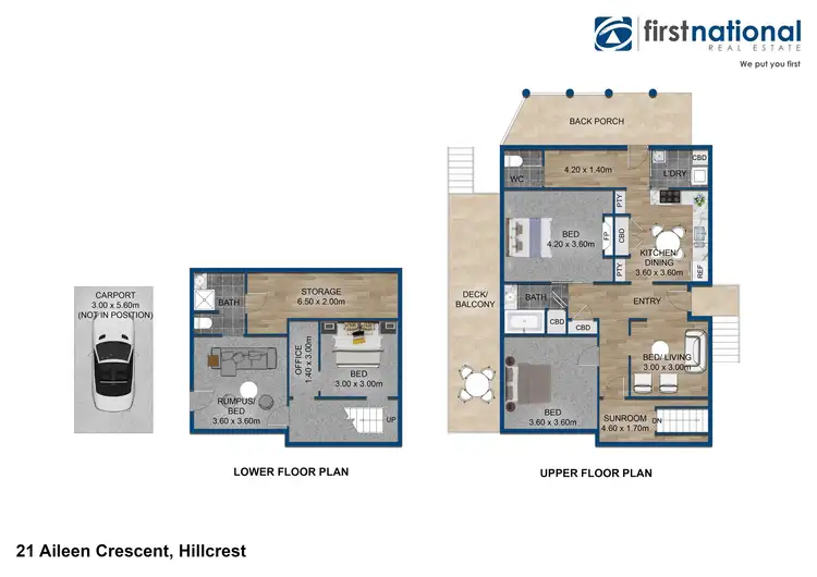 Floorplan of Homely house listing, 21 Aileen Crescent, Hillcrest TAS 7320