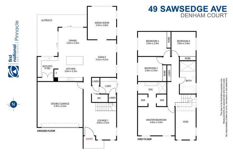 Floorplan of Homely house listing, 49 Sawsedge Avenue, Denham Court NSW 2565