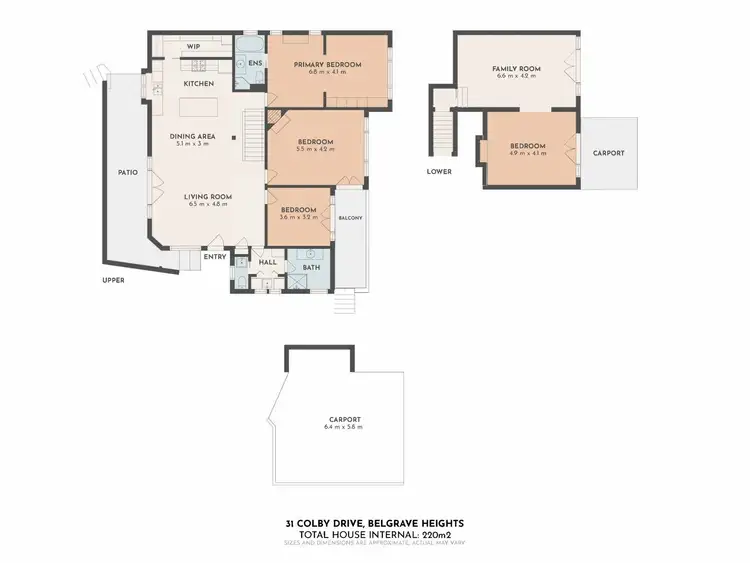Floorplan of Homely house listing, 31 Colby Drive, Belgrave Heights VIC 3160