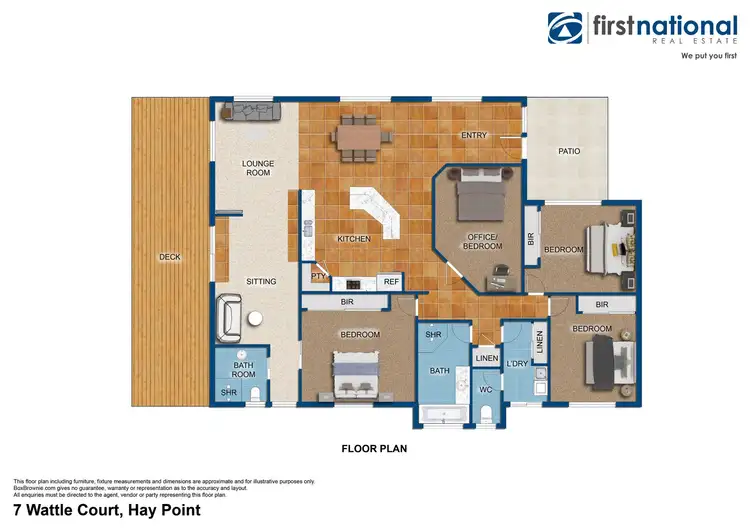 Floorplan of Homely house listing, 7 Wattle Court, Hay Point QLD 4740