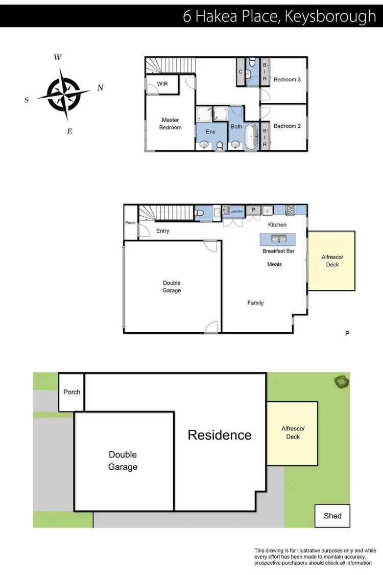 Floorplan of Homely townhouse listing, 10 Hakea Place, Keysborough VIC 3173