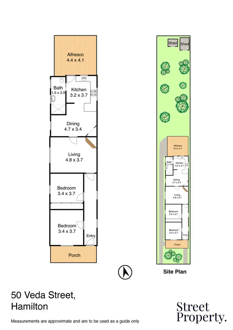 Floorplan of Homely house listing, 50 Veda Street, Hamilton NSW 2303