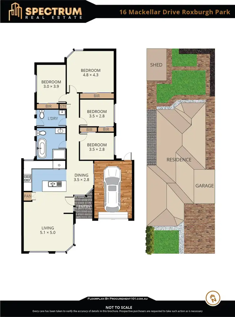 Floorplan of Homely house listing, 16 Mackellar Drive, Roxburgh Park VIC 3064