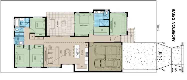 Floorplan of Homely house listing, 15 Moreton Drive, Jacobs Well QLD 4208