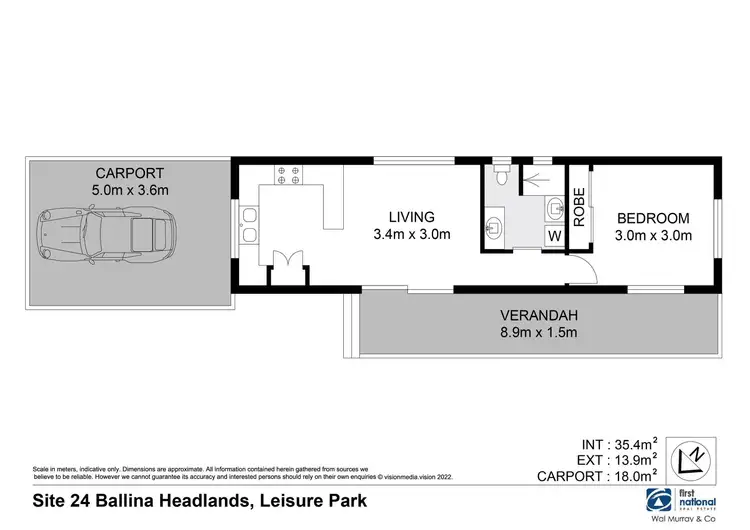 Floorplan of Homely house listing, 24/35 Skennars Head Road, Skennars Head NSW 2478