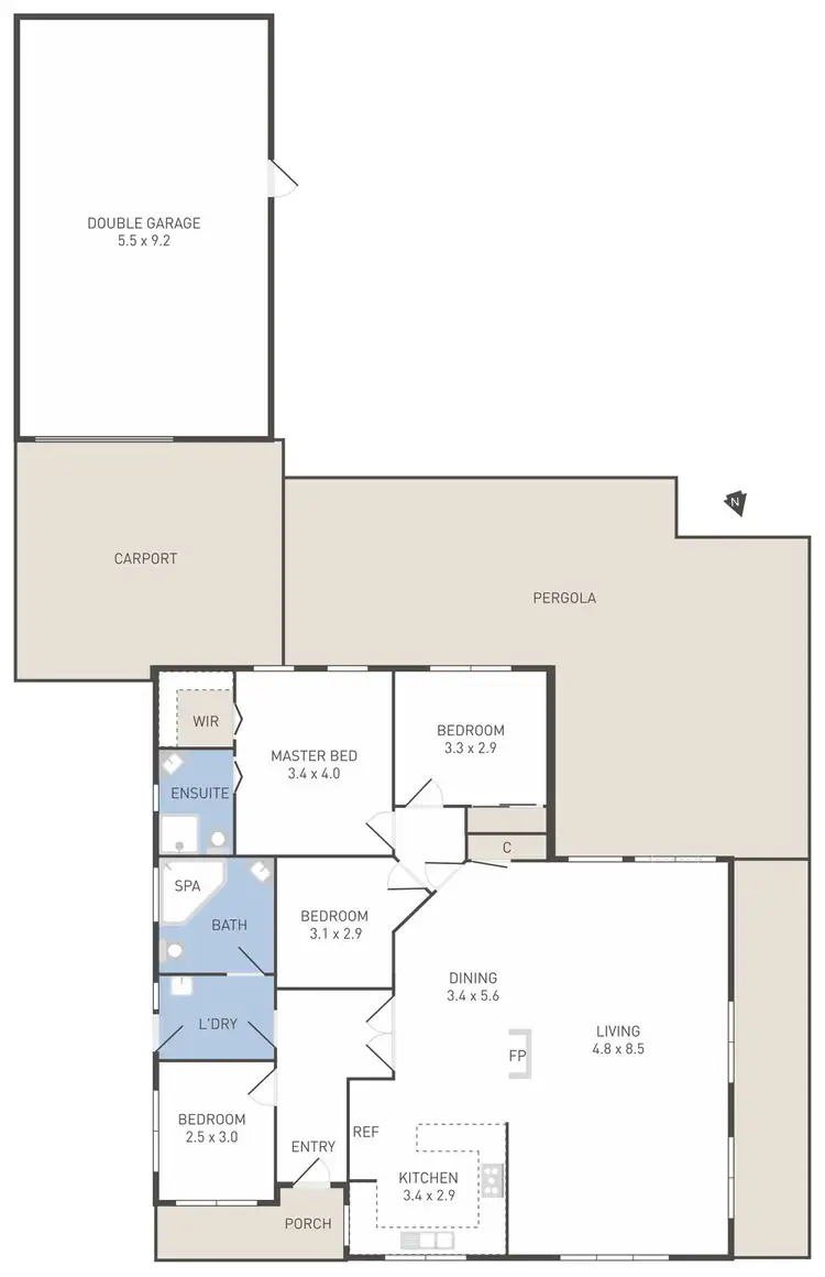 Floorplan of Homely house listing, 30 Kramer Street, Werribee VIC 3030